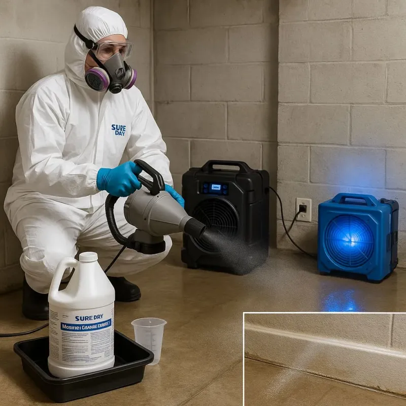 Sanitization and Odor Removal process in West Fairview, PA