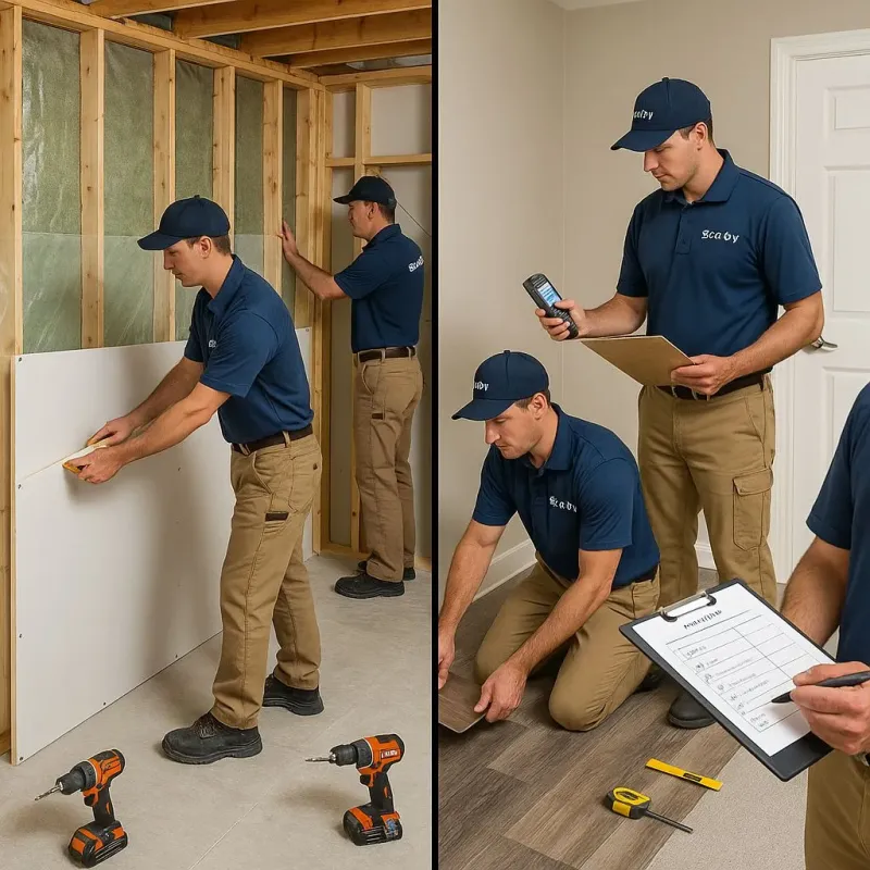Repairs and Reconstruction process in West Fairview, PA