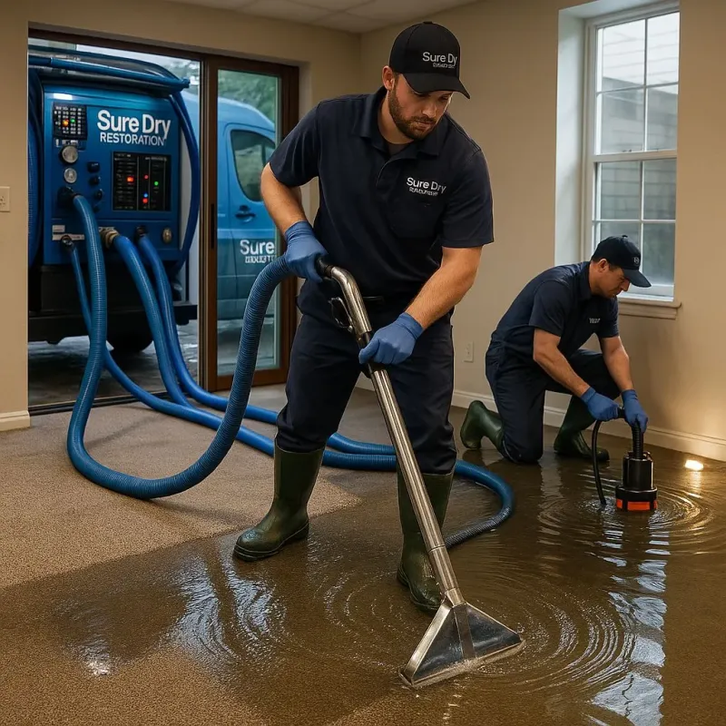 Water Extraction and Removal process in West Fairview, PA